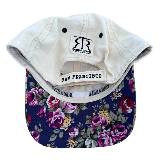 Robin Ruth San Francisco Original Hat Cap Floral Roses - Picture 4 of 9